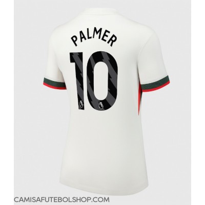 Camisa de time de futebol Chelsea Cole Palmer #10 Replicas 2º Equipamento Feminina 2025-26 Manga Curta Camisa de time de futebol Chelsea Cole Palmer #10 Replicas 2º Equipamento Feminina 2025-26 Manga Curta